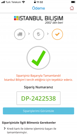 İstanbul Bilişim Satın Aldıktan Sonra 15 Gün Sonra Gönderileceği Bilgisini Okudum