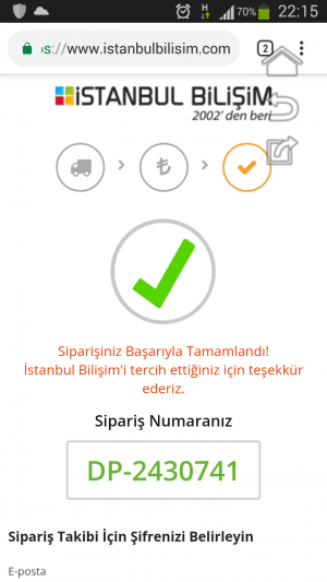 İstanbul Bilişim Para İadem Yapılmıyor