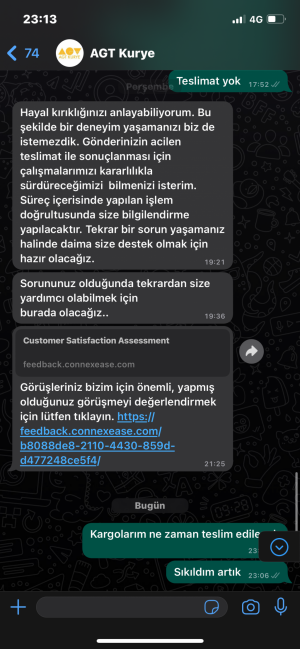 Agt Kurye Şikayet