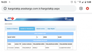 Aras Kargo Rezaleti