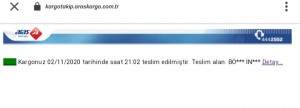 Aras Kargo Yardımcı Olmuyorlar