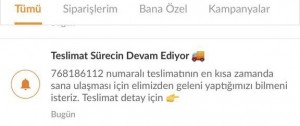 Trendyol Benim Adıma Ürünün İptal Edilmesi
