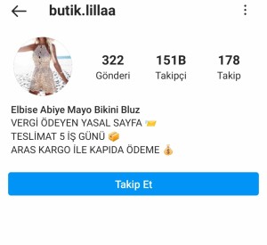 Butik.lillaa Boş Kutu Gönderiyor