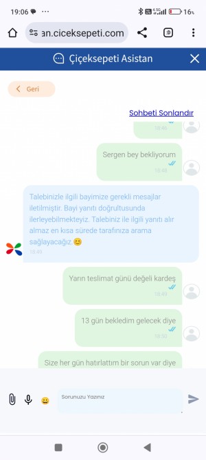 Çicek Sepeti Nike Terlik Hazırlık Aşamasında