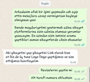 Dev Medya Logo Tasarimcisi Odemeyi Once Alip Sonra İlgilenmiyorlar