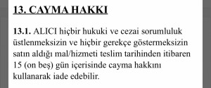 Trendyol Kolay İade Hakkınızı Kabul Etmiyor