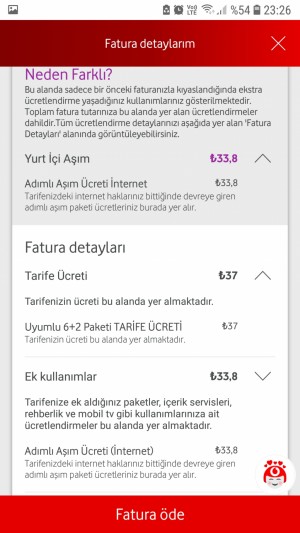 Vodafone Fatura