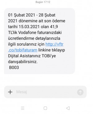 Vodafone Faturalı Hattımı Birinci Ayın Sonunda Sonlandırdım Hatta Hiç Arama Yapmama Rağmen Faturam Çıkmış