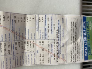 Aksa Doğal Gaz Fazla Fatura Bedeli Hakkında