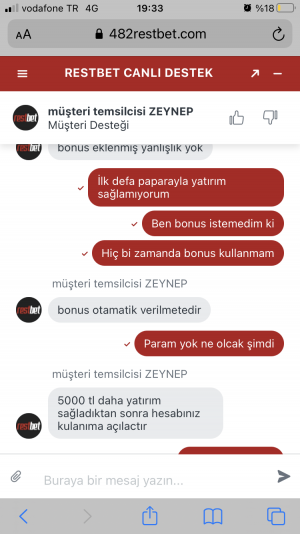 Restbet Hesap Bloke