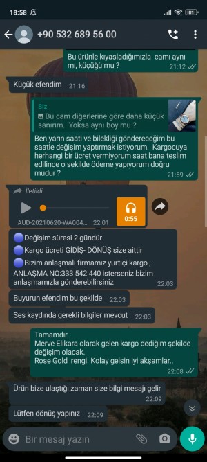 Lavin_saat İstediğim Ürün Haricinde Başka Ürün Gönderdiler.