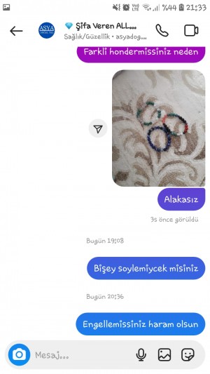 Asyadogaltass İstenilenden Farklı Gönderim