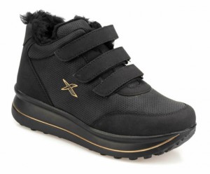 Flo Kinetix Paulet Hi Krk 9pr Siyah Kadın Sneaker Ayakkabı