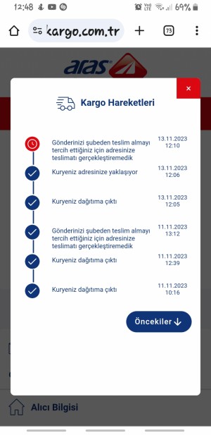 Aras Kargo Kurye