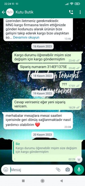 Kutu Butik Şikayet