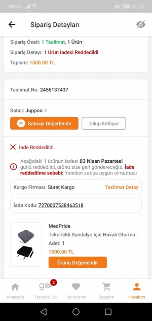 Areza Global Sağlık Pazarlama Şikayet