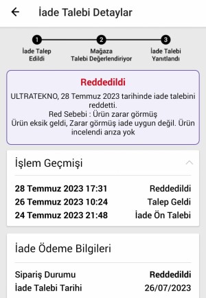 N11 Bozuk Ürün Satıp İade Almıyor