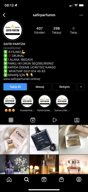 Safirparfumm Sahte Ürün Mağduriyet