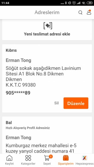 Hepsiburada İşleme Geçmemiş Ürünün Para İadesini Yine 6 Taksitte Yapacaklarını Söyledi