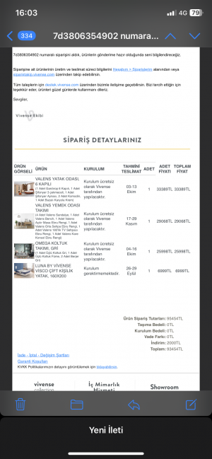 Vivense Şikayet