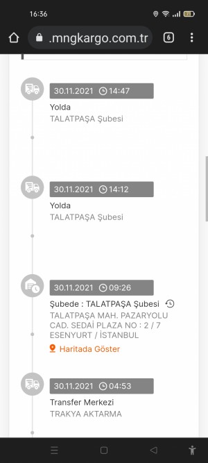 Mng Kargo Teslimat