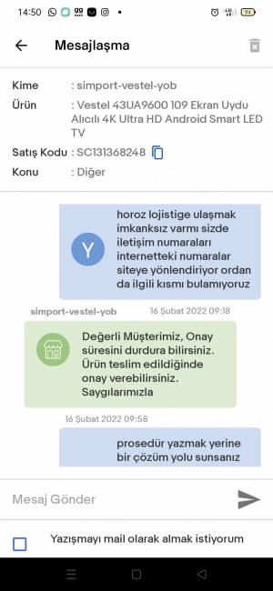 Vestel Tv Ürün