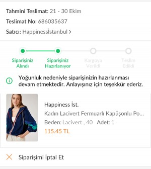 Trendyol Ürün Tedarik Ediliyor