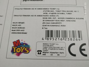 Migros Uzak Kumandalı Araba Bozuk Çıktı