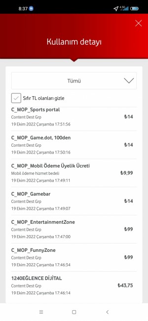 Vodafone Mobil Ödeme Dolandırıcılığı